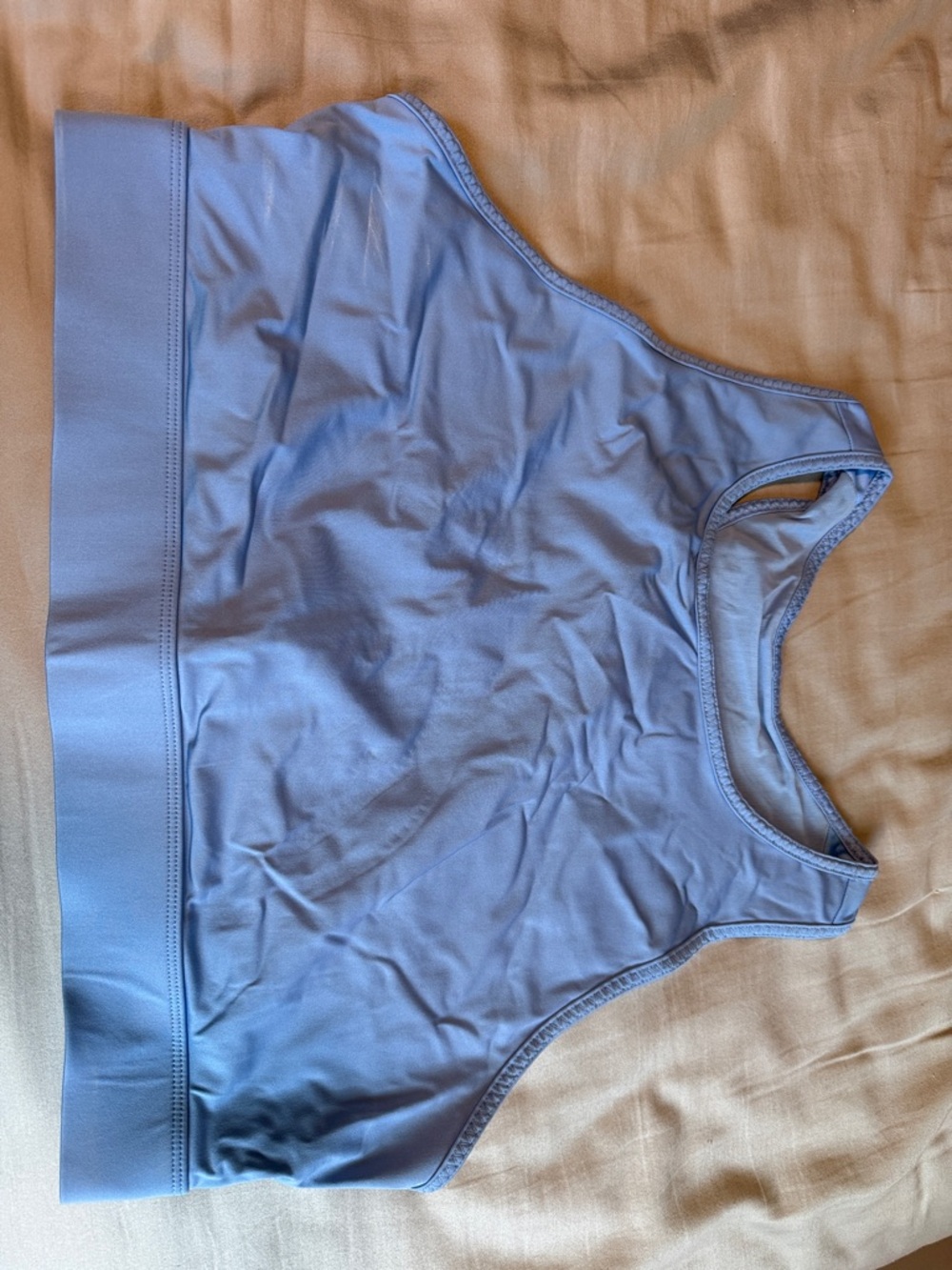 Light Blue Fabletics Sports Bra